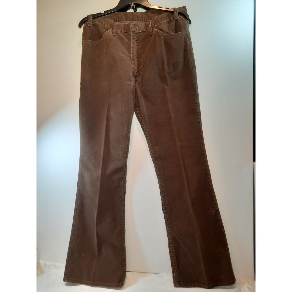 Vintage Levis Corduroy Pants, Men's White Levi Tag - Picture 2 of 12